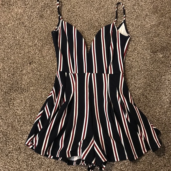 Windsor Pants - Windsor Small Striped Romper